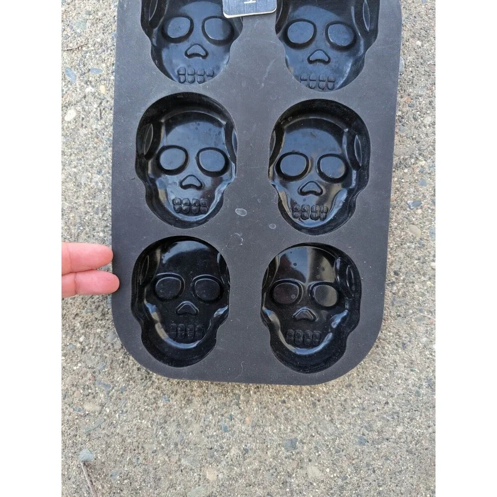 Silicon Baking Mold Skulls Halloween Day of the Dead